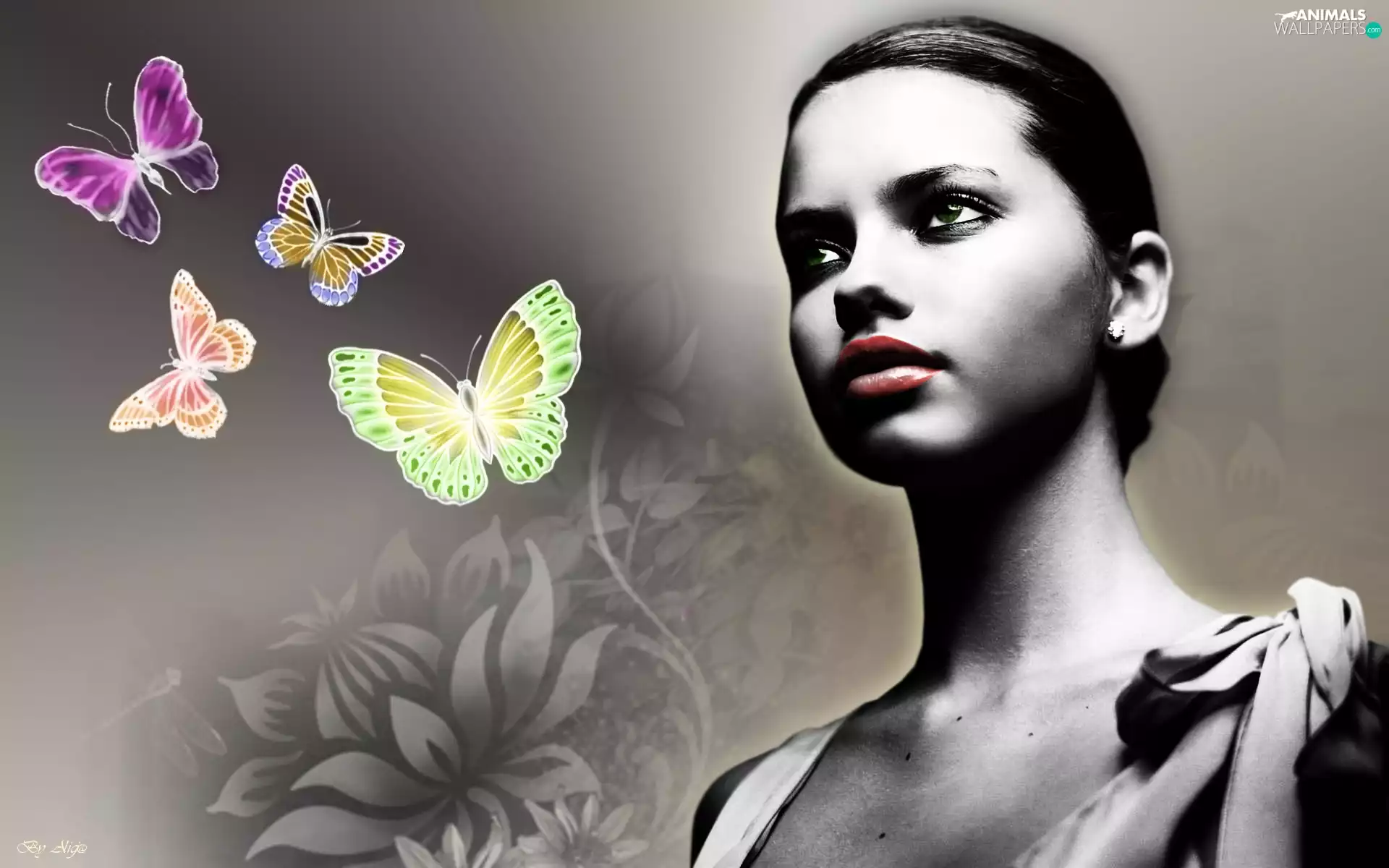 Adriana Lima, butterflies