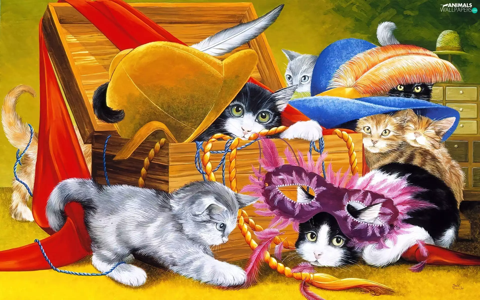 puss, box, Poster Image, trunk