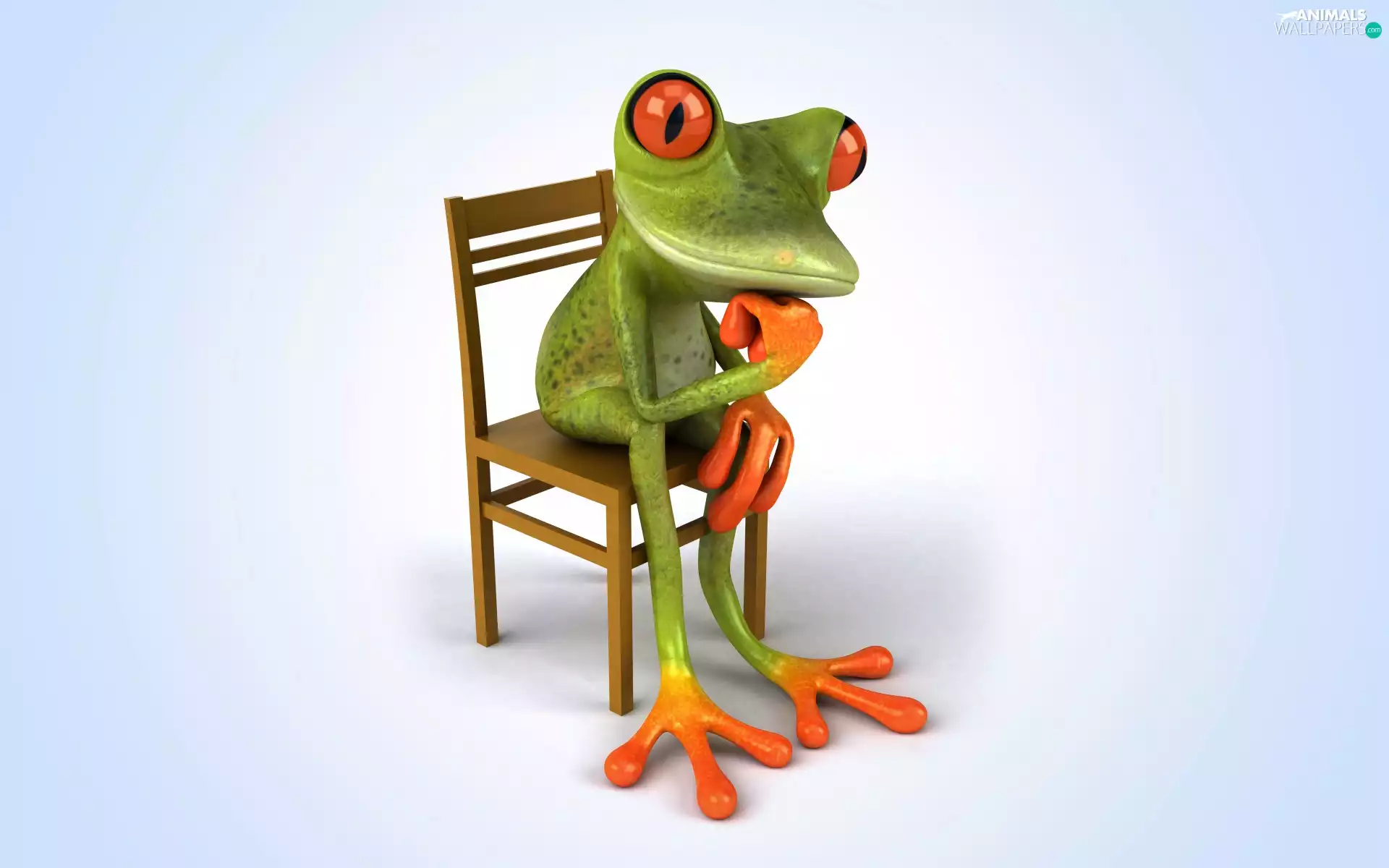 Chair, Funny, frog