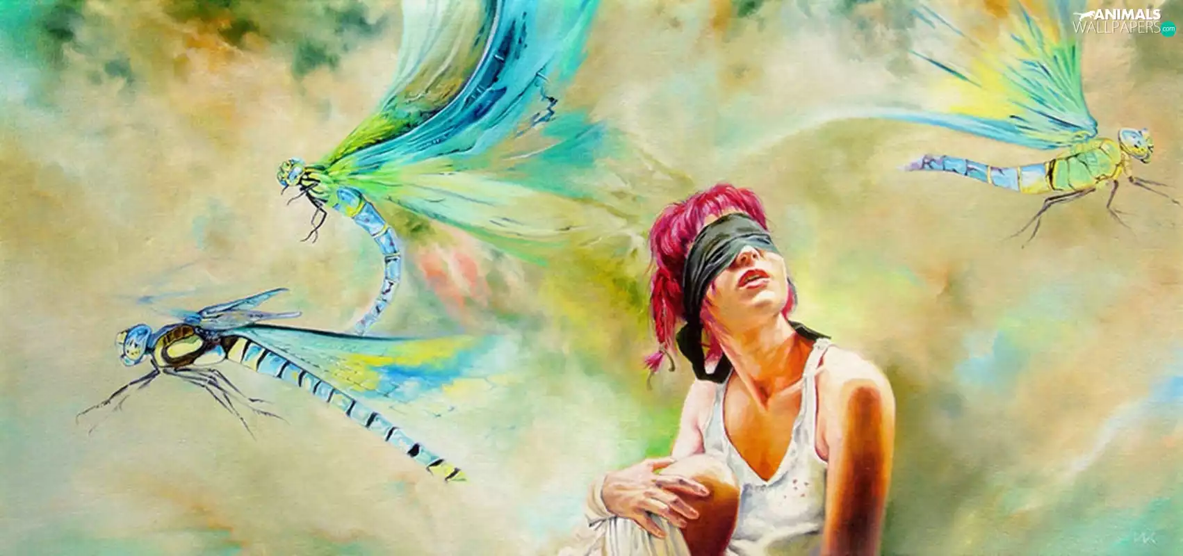 dragon-fly, Wlodzimierz Kuklinski, Women