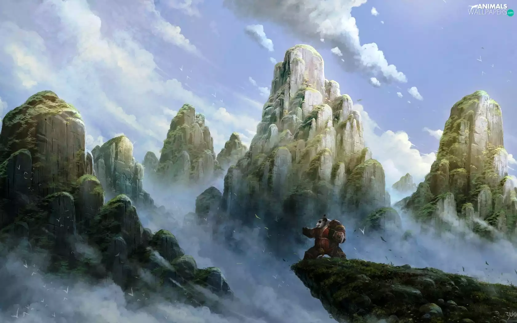 Fog, zpabda, Mountains