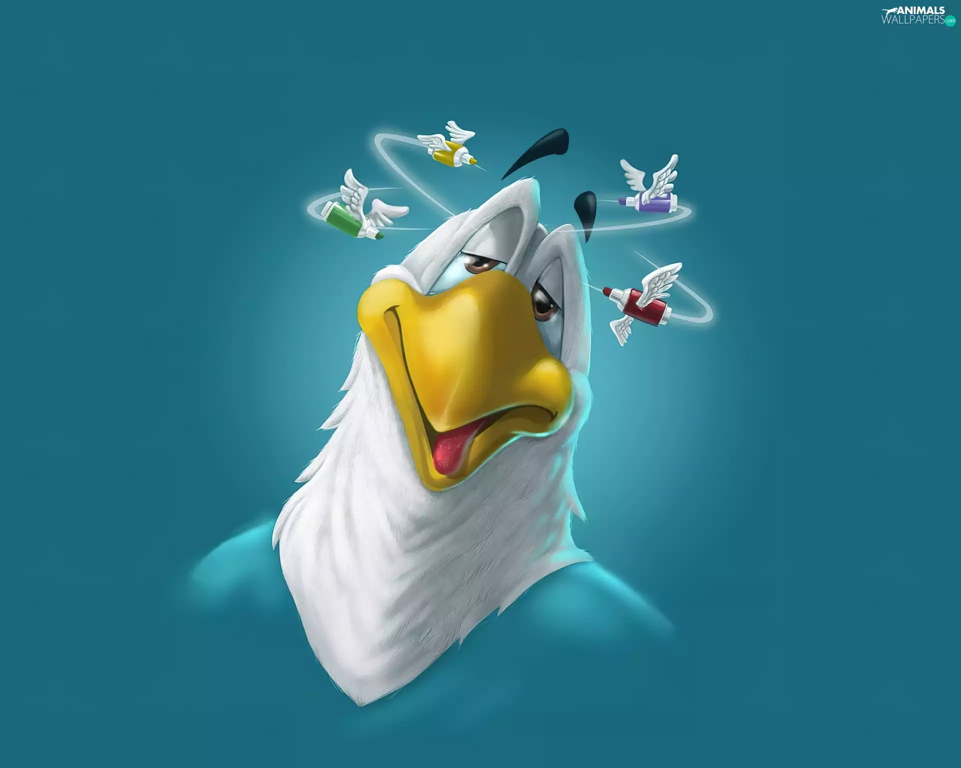 3D Graphics, American Bald Eagle