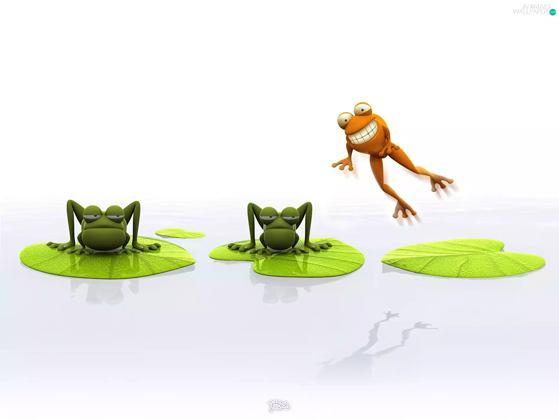 jumping, Frogs