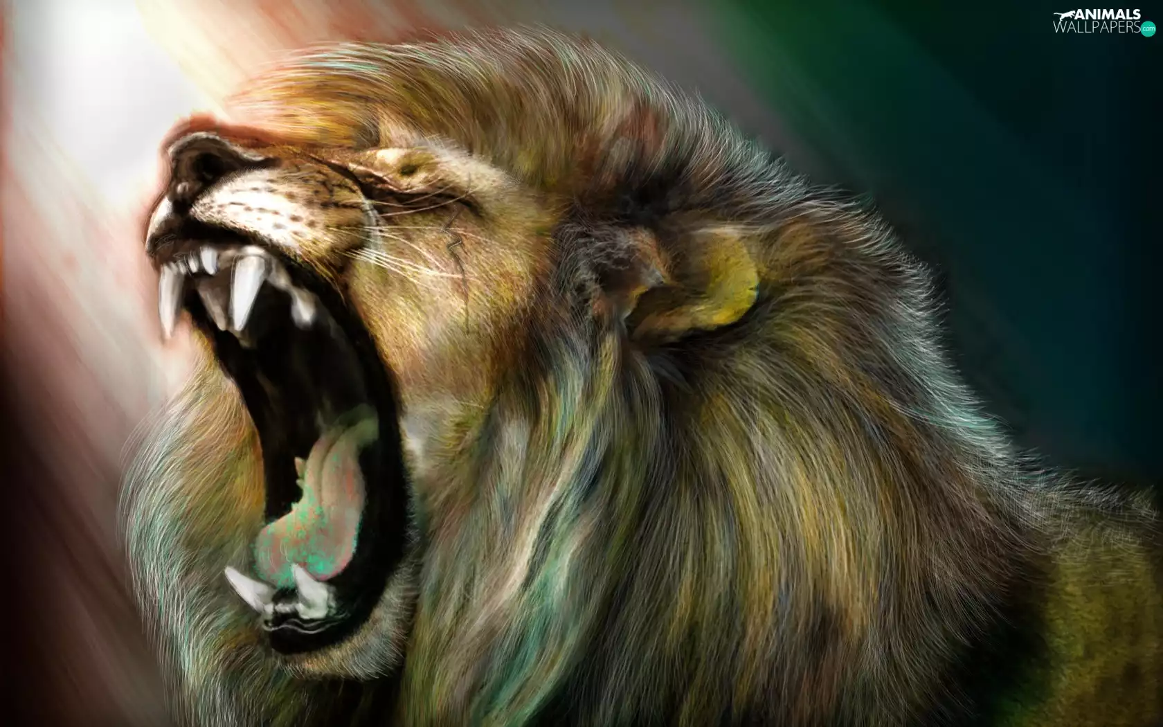 roaring, Lion