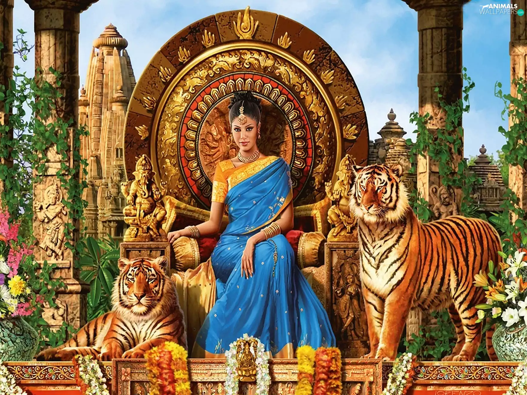 tigress, queen, the throne
