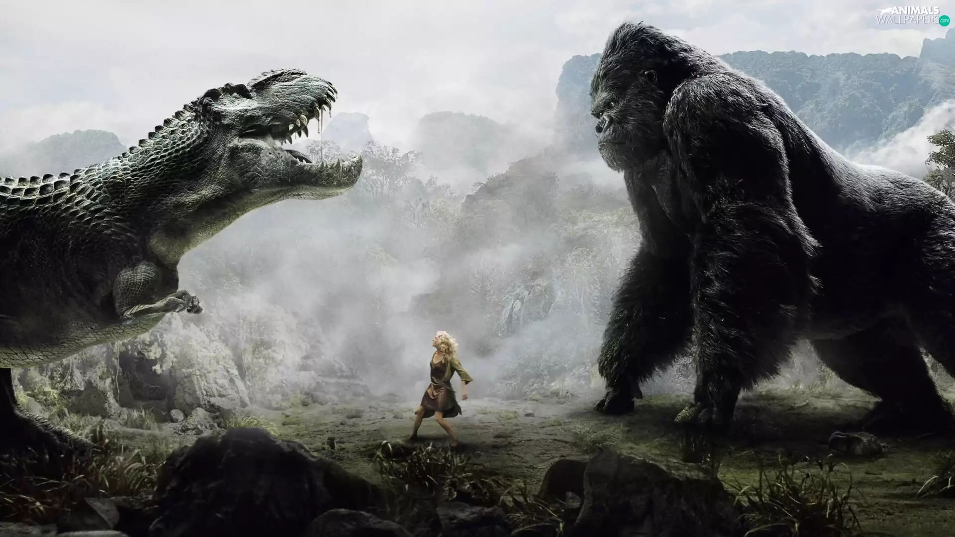 Blonde, King Kong, Tyrannosaur