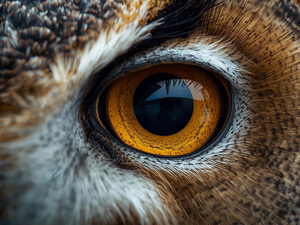 owl, eye, graphics, eagle-owl
