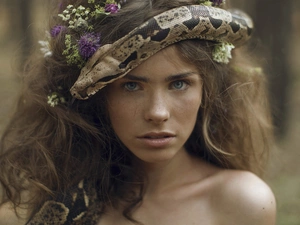 freckled, DBZ, Snake, girl