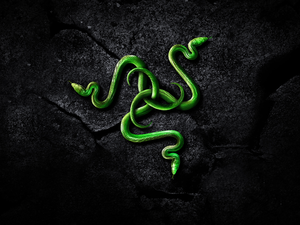 3D Graphics, logo, Razer, snakes
