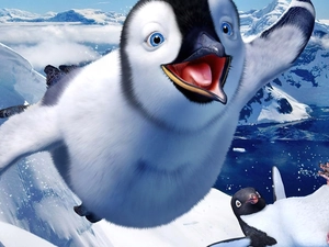 graphics, honeyed, penguin