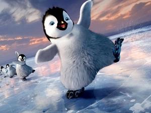 cheerful, Happy Feet, Happy Feet, penguin