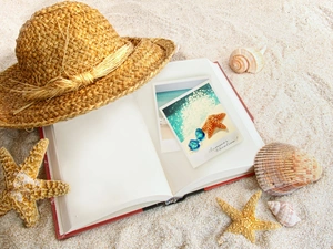 starfish, Hat, album, Shells, Beaches