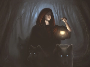 wolves, Maudt, Red hood