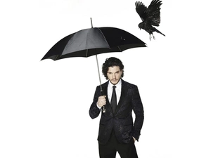 crow, Kit Harington, Umbrella