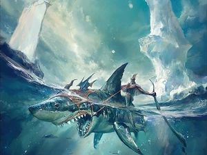 Waves, neptunium, shark